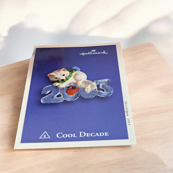 Hallmark Keepsake Christmas Ornament, 2003 Cool Decade Arctic Fox, NIB 4th - Picture 6 of 8